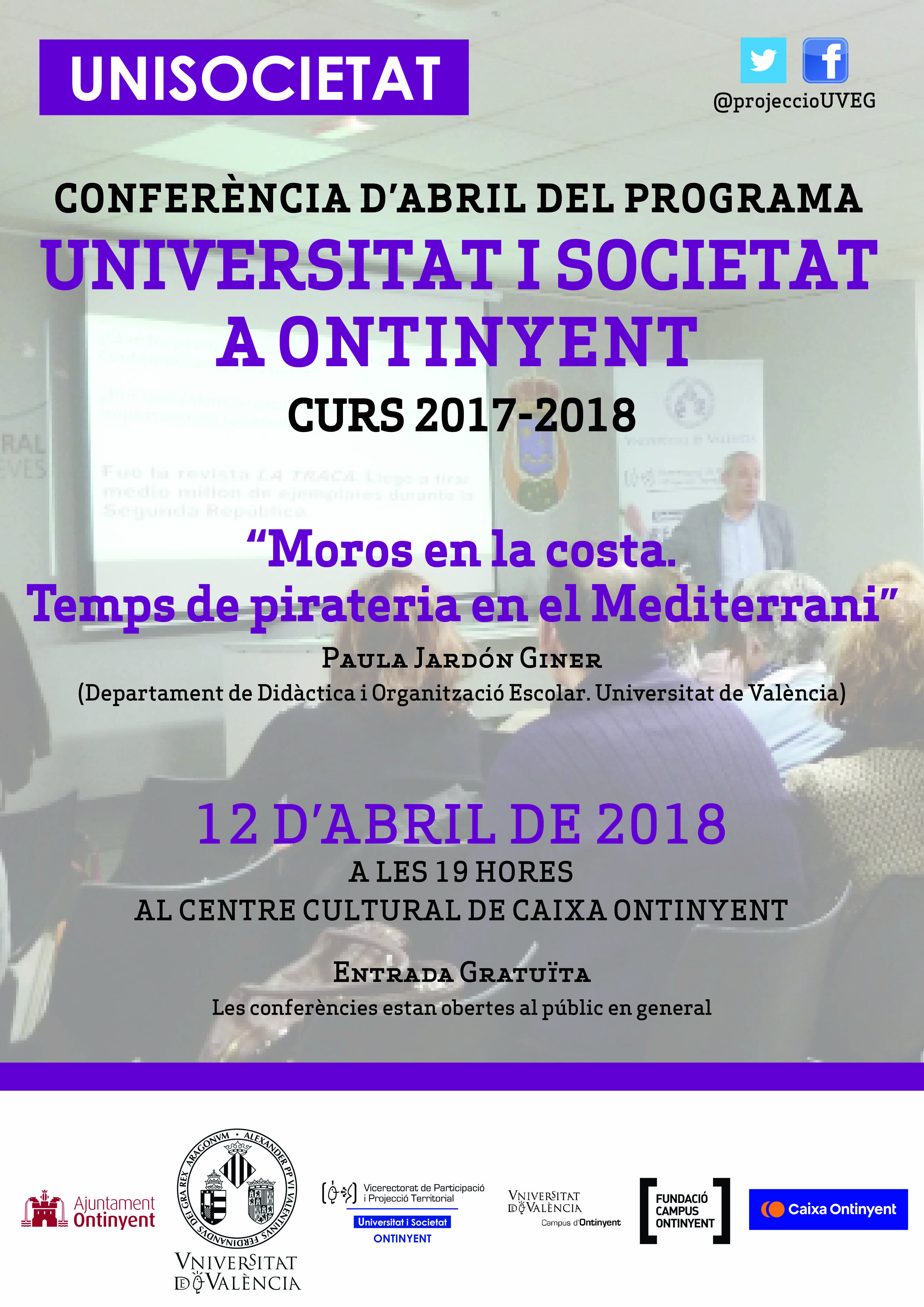 Conferència UNISOCIETAT mes d'abril